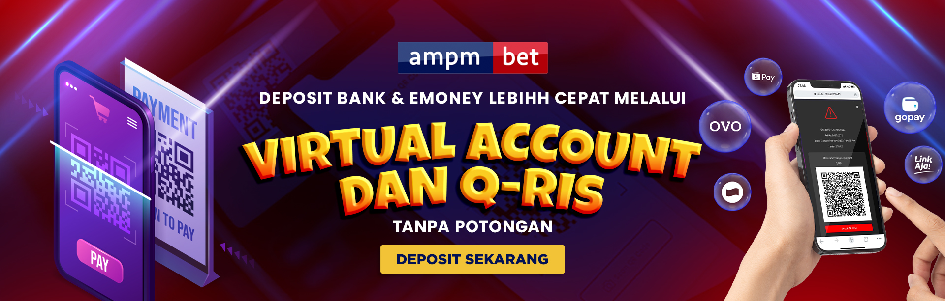 deposit qris dan va