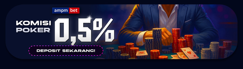 KOMISI POKER 0,5%