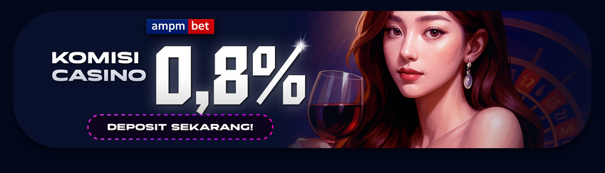 KOMISI CASINO 0,8%
